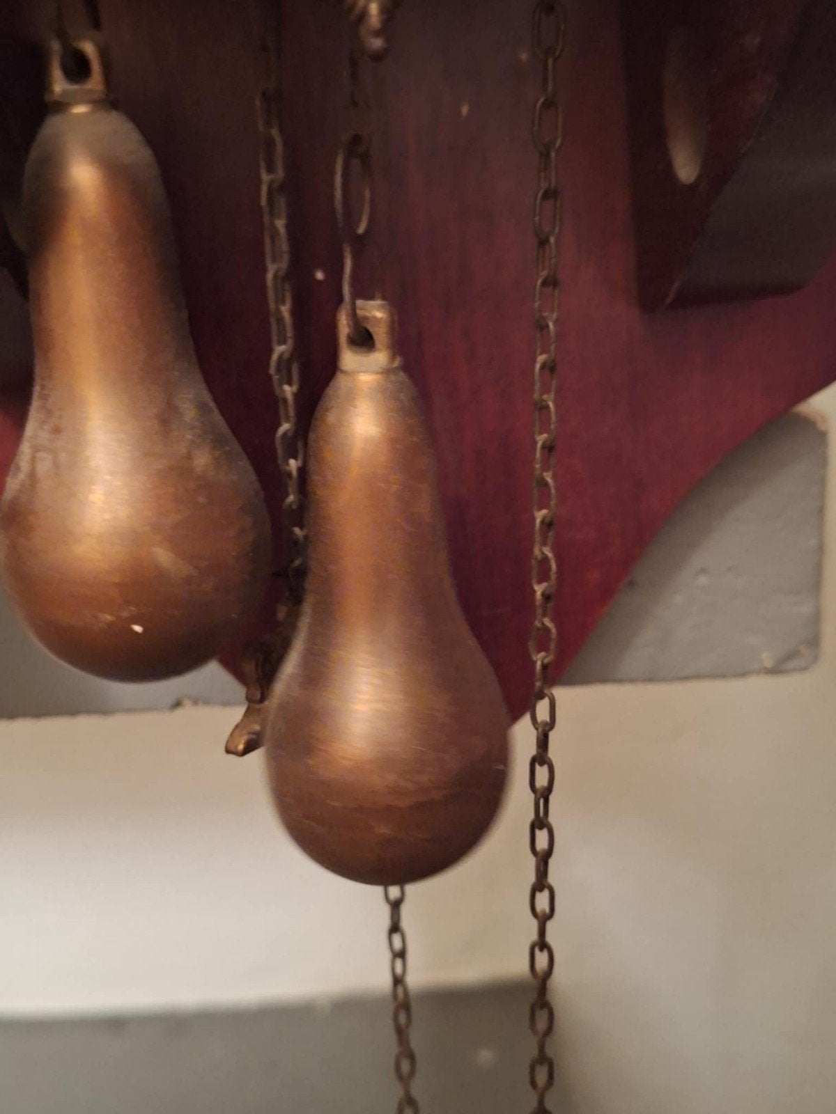 Klassieke Zaanse Wandklok met Atlasfiguur, Antiek en Kunst, Ophalen of Verzenden