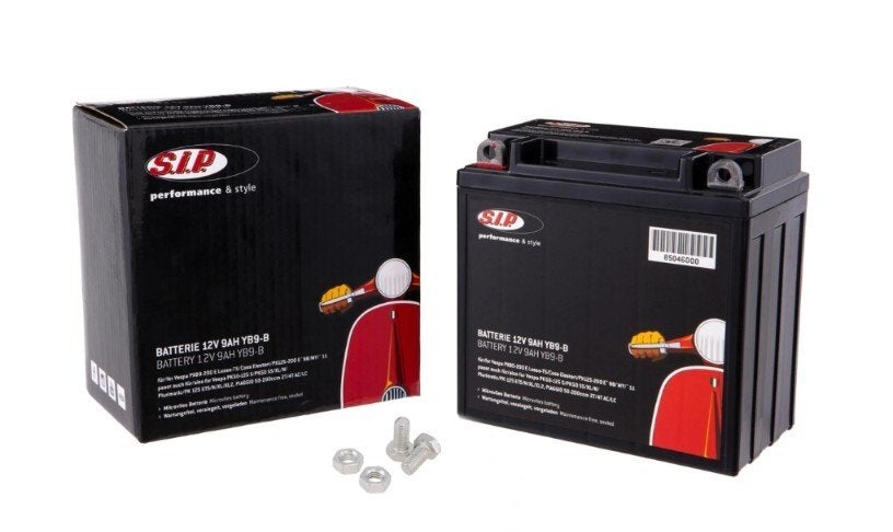 Accu SIP 12V/9Ah, YB9-B, Motoren, Duitsland, SIP, Nieuw, Ophalen of Verzenden
