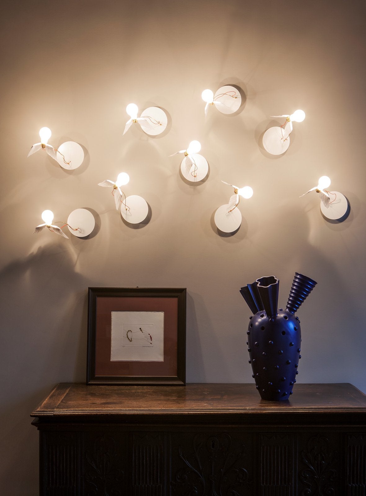 Ingo Maurer Lucellino NT, Enlèvement, Comme neuf, Applique murale, Dimmable