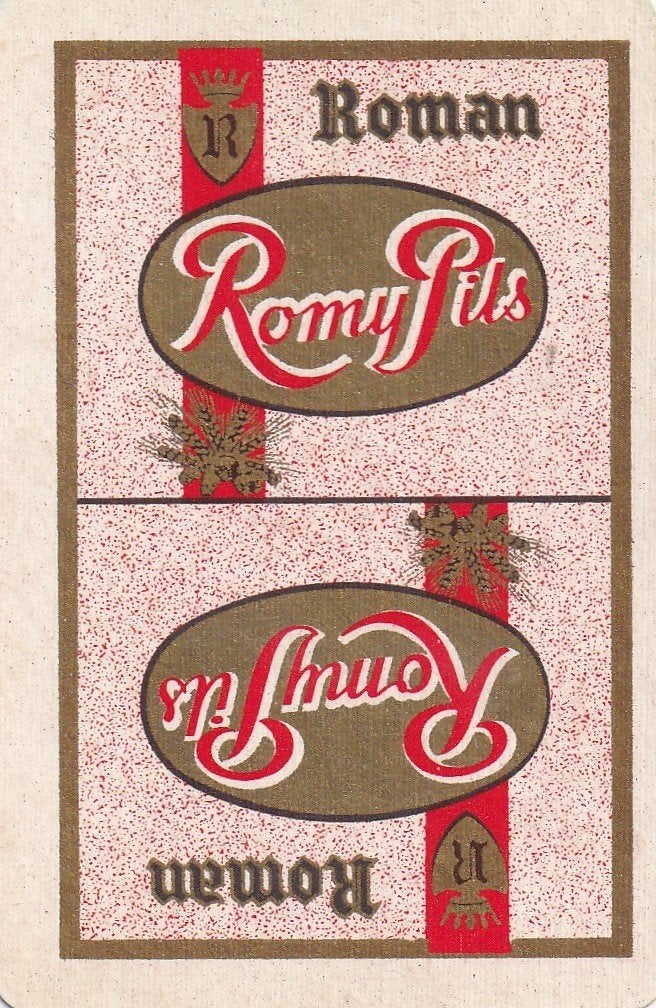 B 127 / S K ROMAN ROMY PILS LICHTE SPIKKELS, Verzamelen, Speelkaarten, Jokers en Kwartetten, Ophalen of Verzenden, Nieuw, Speelkaart(en)