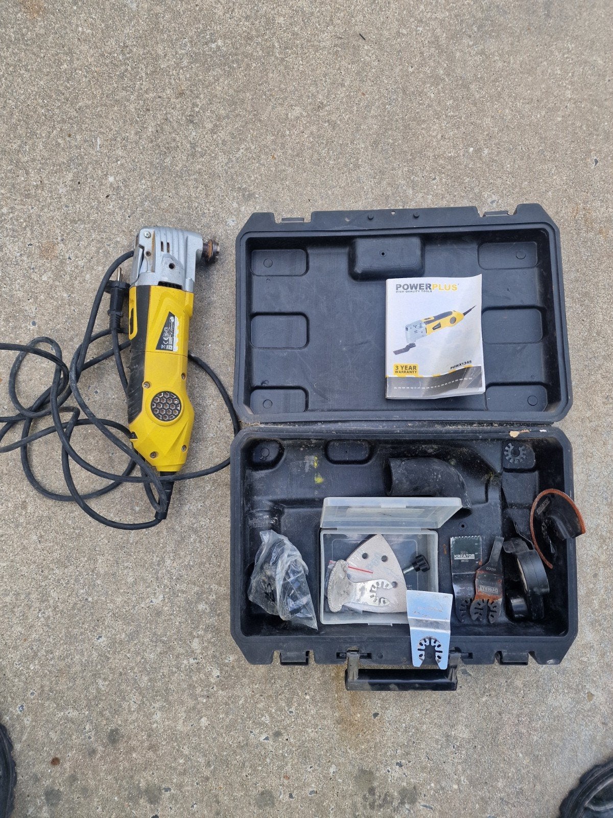 Outil multifonctions, Bricolage & Construction, Enlèvement, Utilisé, Autres types, Moins de 600 watts
