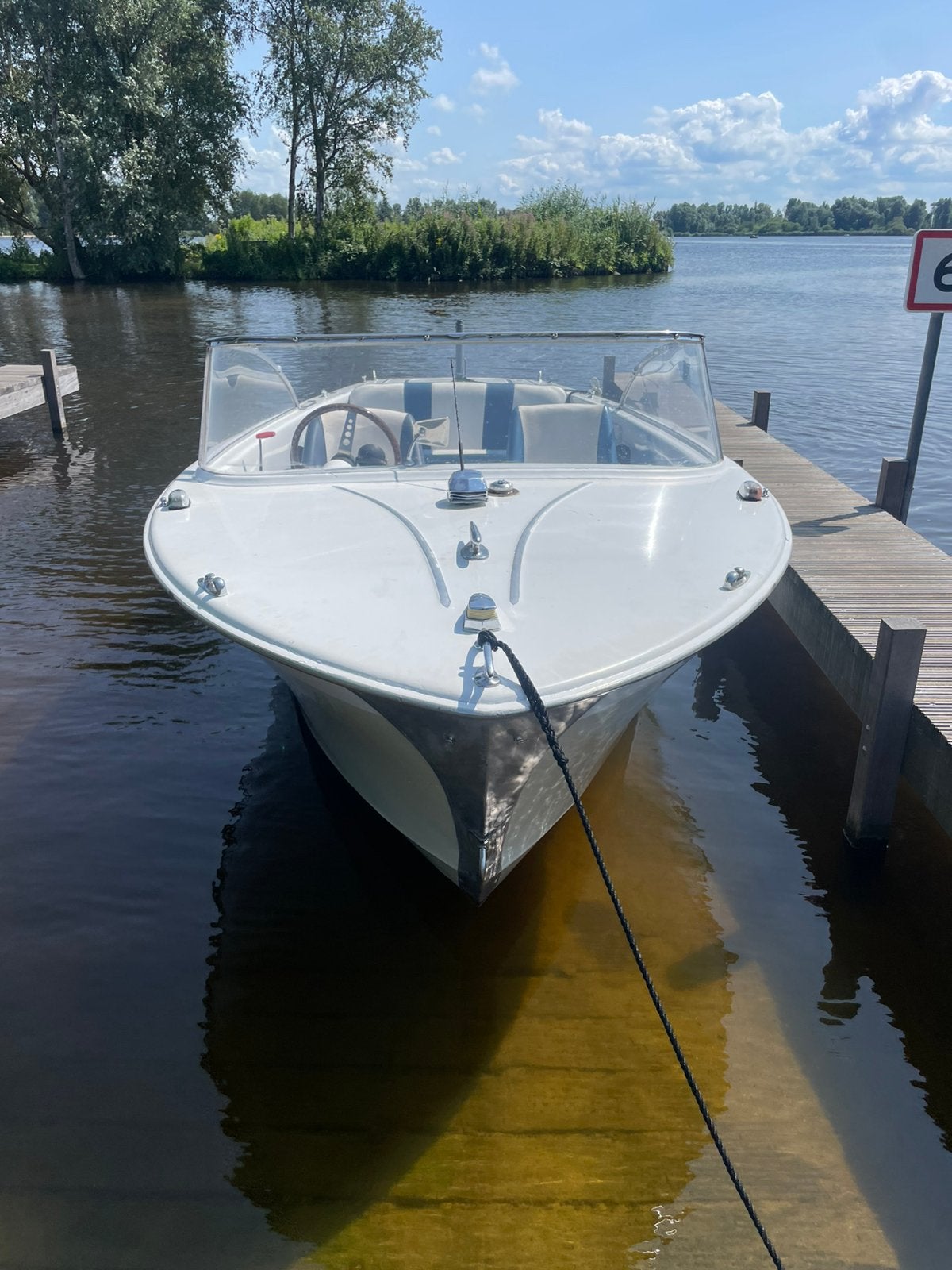 Guggisberg Impala 1969, Watersport en Boten, Speedboten, Gebruikt, Overige merken, Benzine, 120 tot 200 pk, Binnenboordmotor, Aluminium