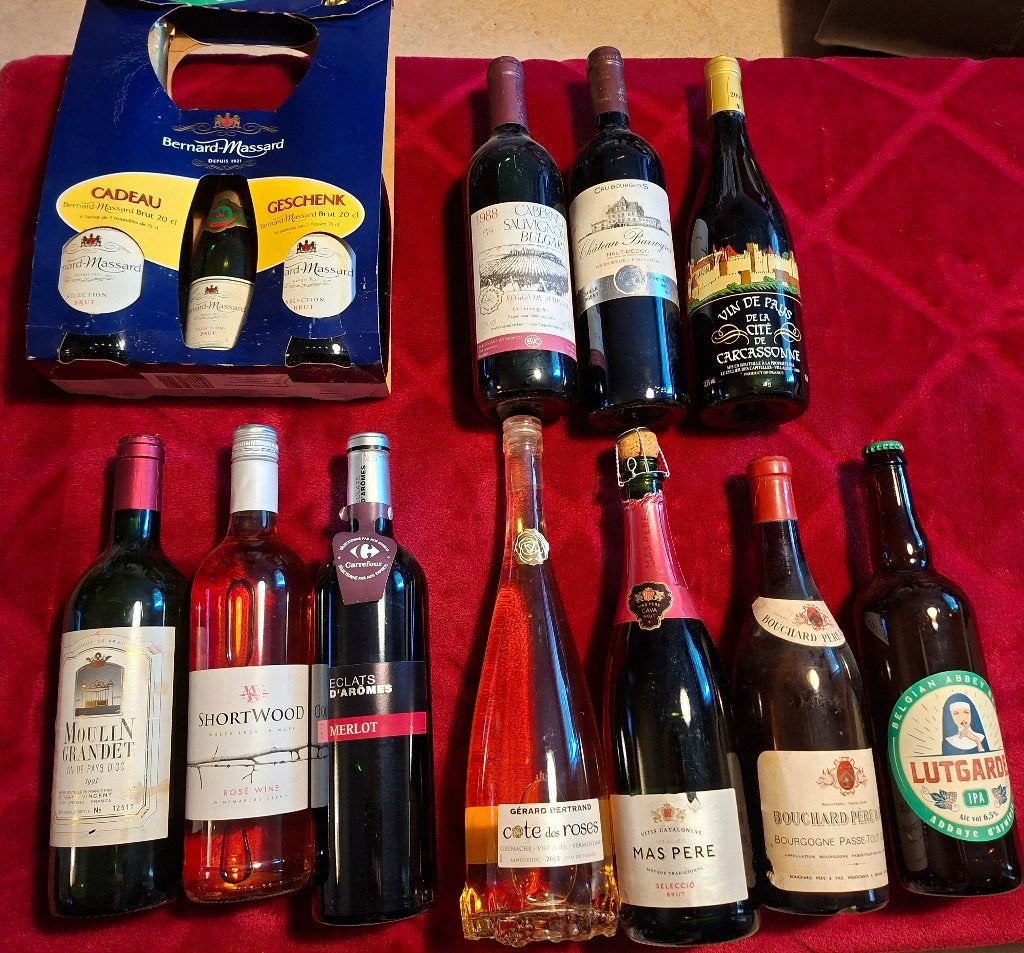 RESTANT  van wijnen,  1 fles per soort, Collections, Vins, Enlèvement
