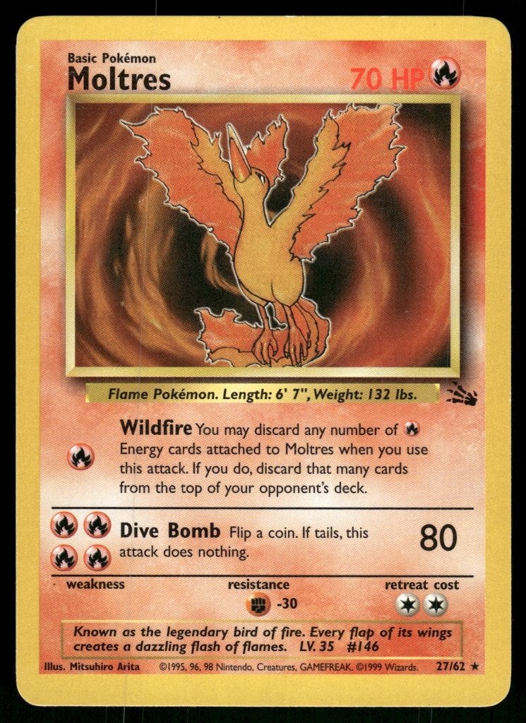 Moltres 27/62 - Fossil (NM), Verzenden, Gebruikt