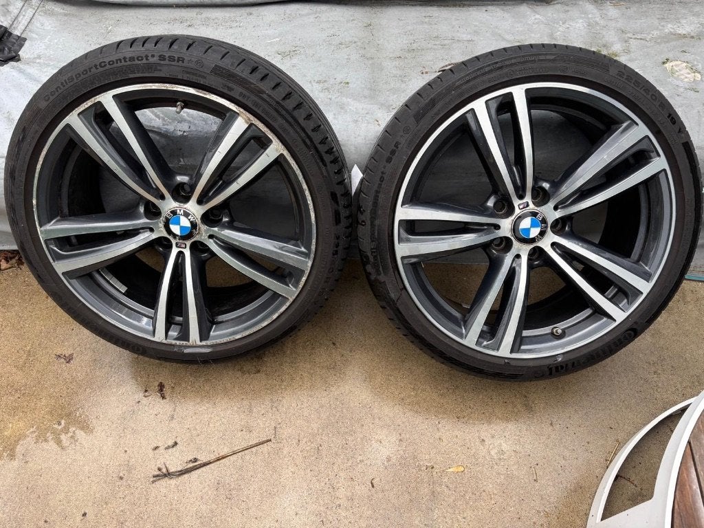 BMW M velgen + banden, Gebruikt, 255 mm, Band(en), Personenwagen