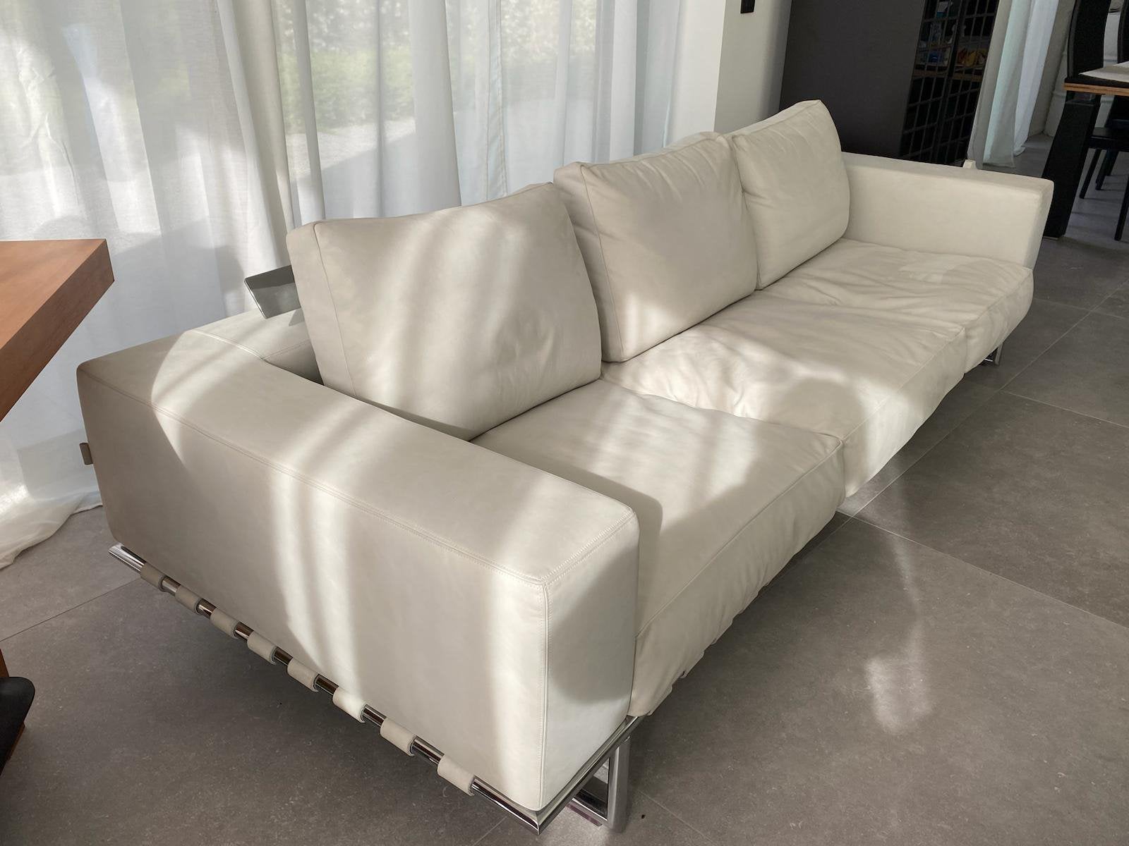 Canape 3 places, Maison & Meubles, 200 à 250 cm, Enlèvement, Utilisé, Cuir