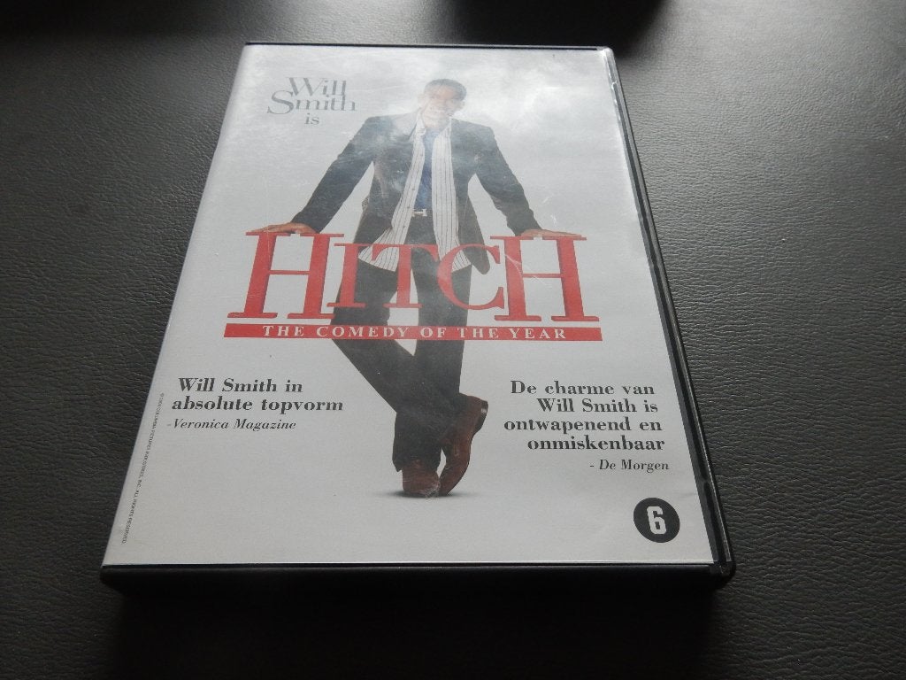 nr.912 - Dvd: hitch - komedie, Nederlands, Ophalen of Verzenden, Zo goed als nieuw, Vanaf 6 jaar