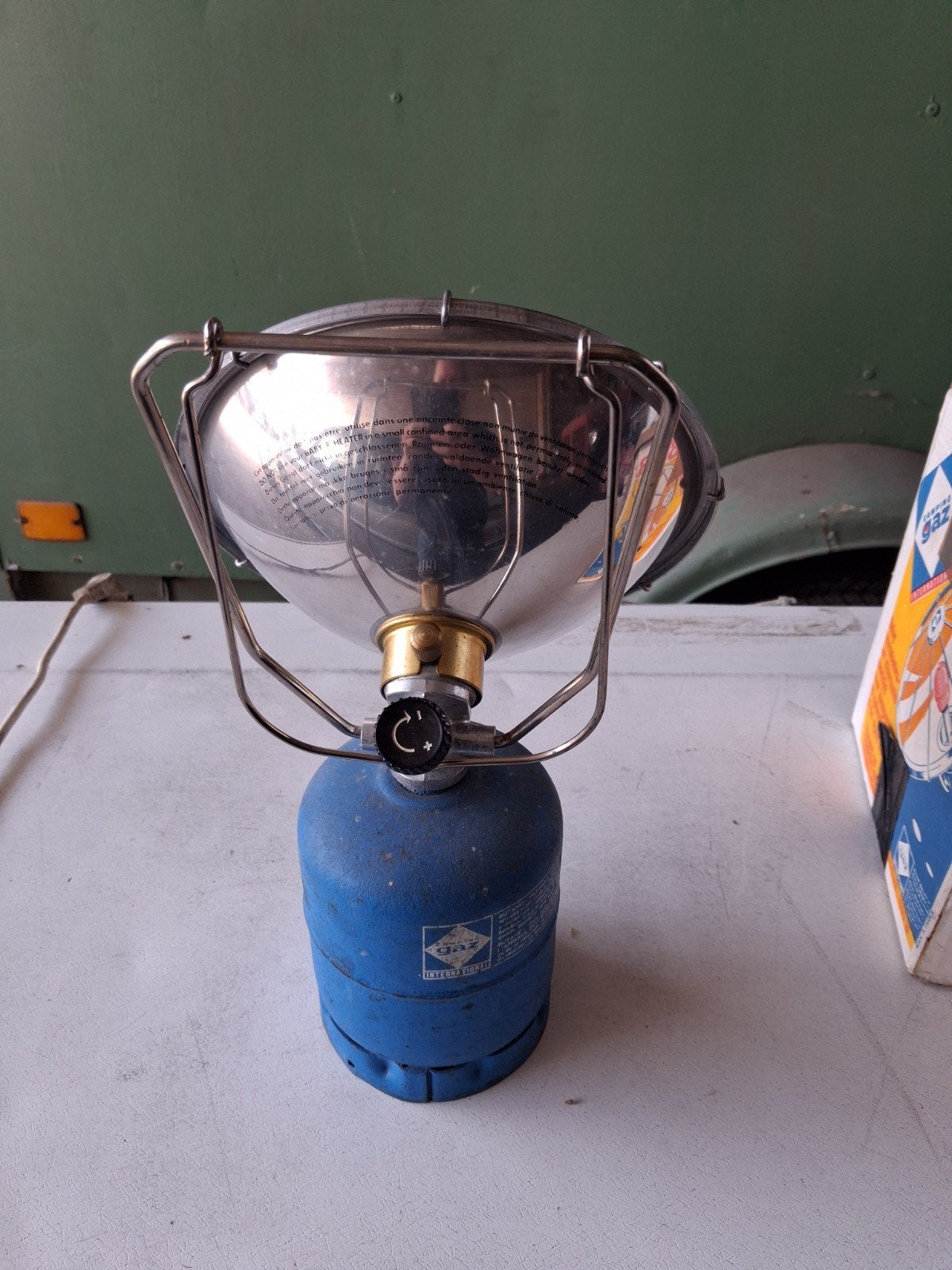 camping gaz Baby R. special heater for open air 1000 w, Caravanes & Camping, Enlèvement, Neuf