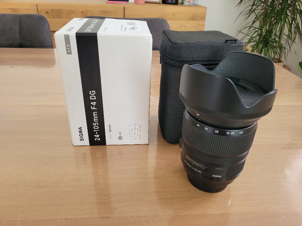 Sigma 24-105mm F4 DG OS HSM Art – Canon EF, Ophalen of Verzenden, Zo goed als nieuw, Groothoeklens, Zoom