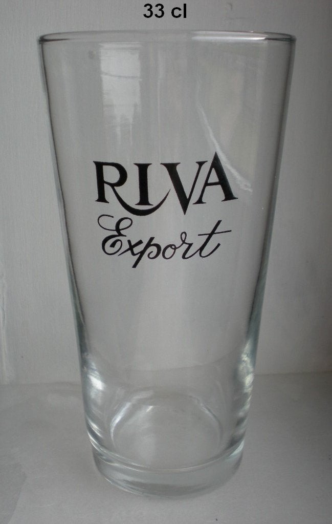 RIVA  export, Verzamelen, Biermerken, Ophalen of Verzenden, Zo goed als nieuw, Glas of Glazen