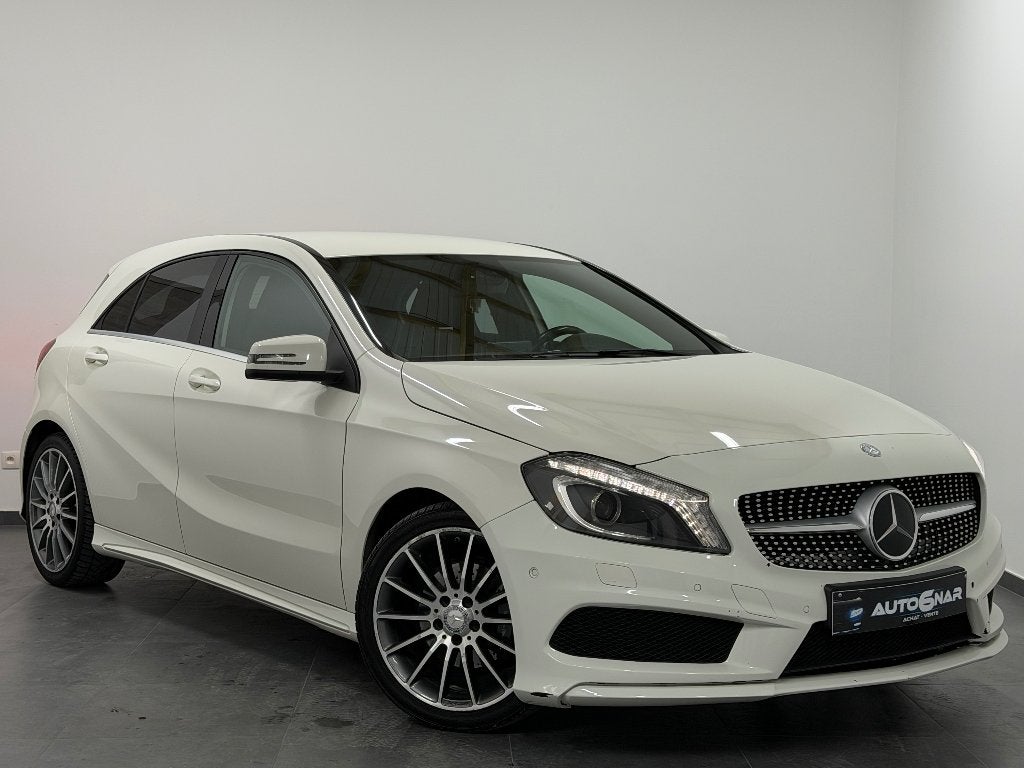 Mercedes-Benz A 160 CDI PACK AMG - Euro6- Navi - Led, Auto's, Voorwielaandrijving, Leder en Stof, Wit, Bedrijf