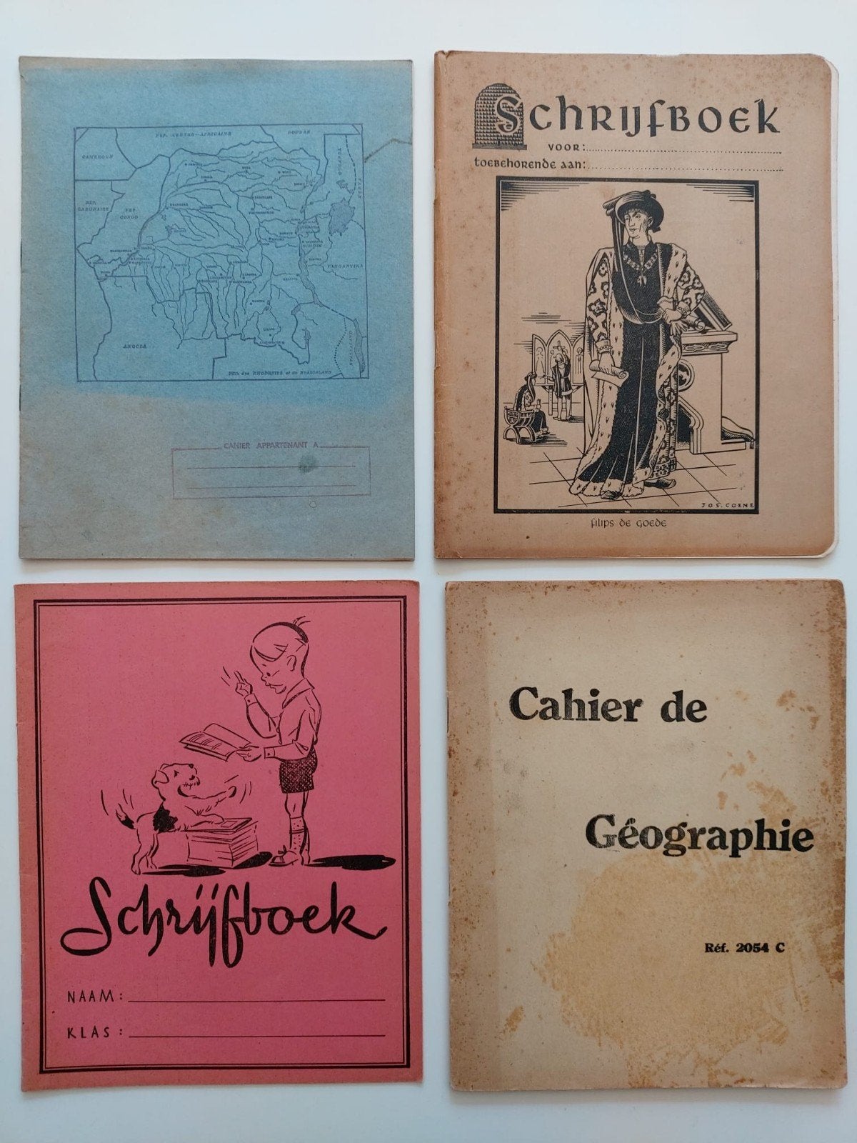 Collection de cahiers scolaires anciens, Antiquités & Art, Envoi