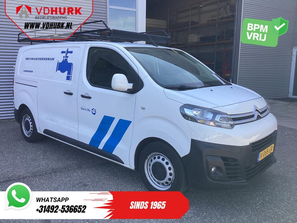 Citroën Jumpy 1.6 HDI L2 EXPORT E6 Imperiaal/ Alarm III/ Cru, Auto's, Bestelwagens en Lichte vracht, 144 g/km, Citroën, Wit, Bedrijf