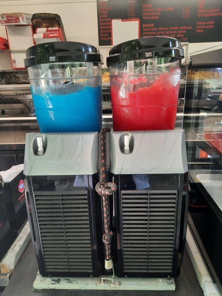 Machine a granita 800€, Enlèvement, Utilisé
