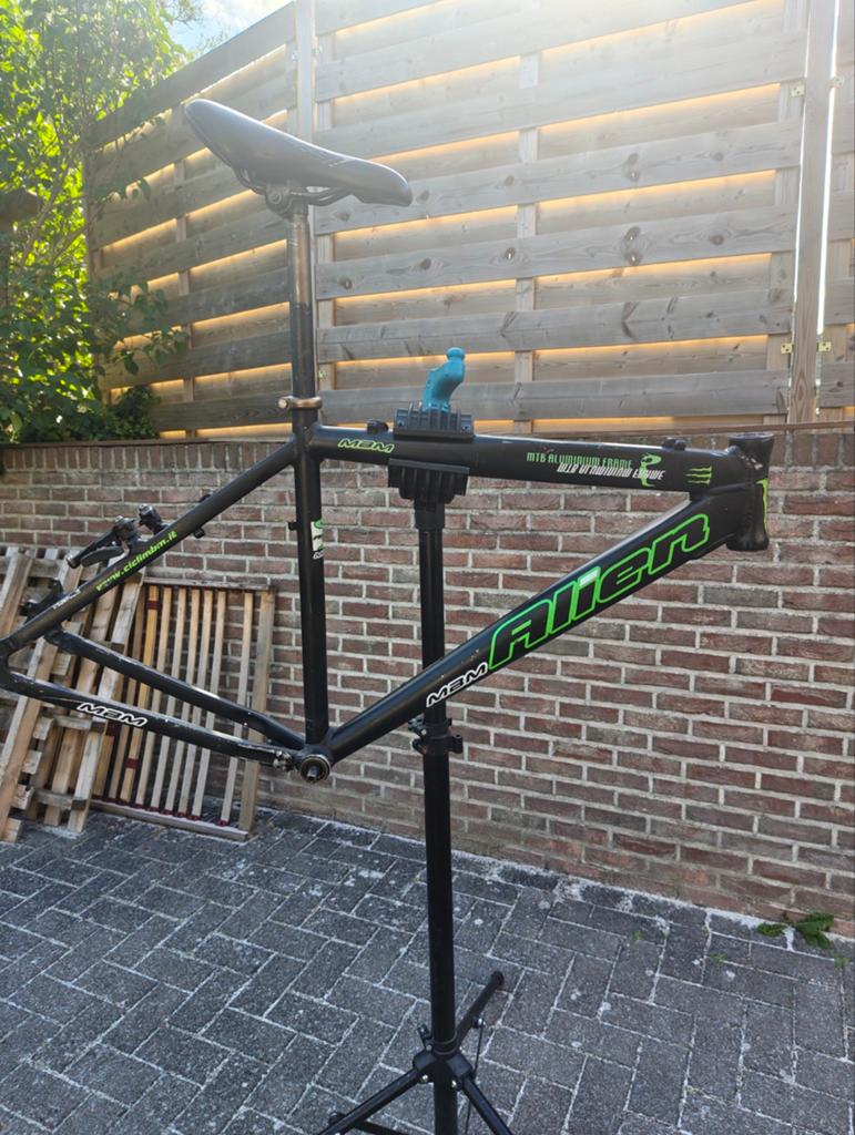 Alien heren fiets | in onderdelen, Ophalen