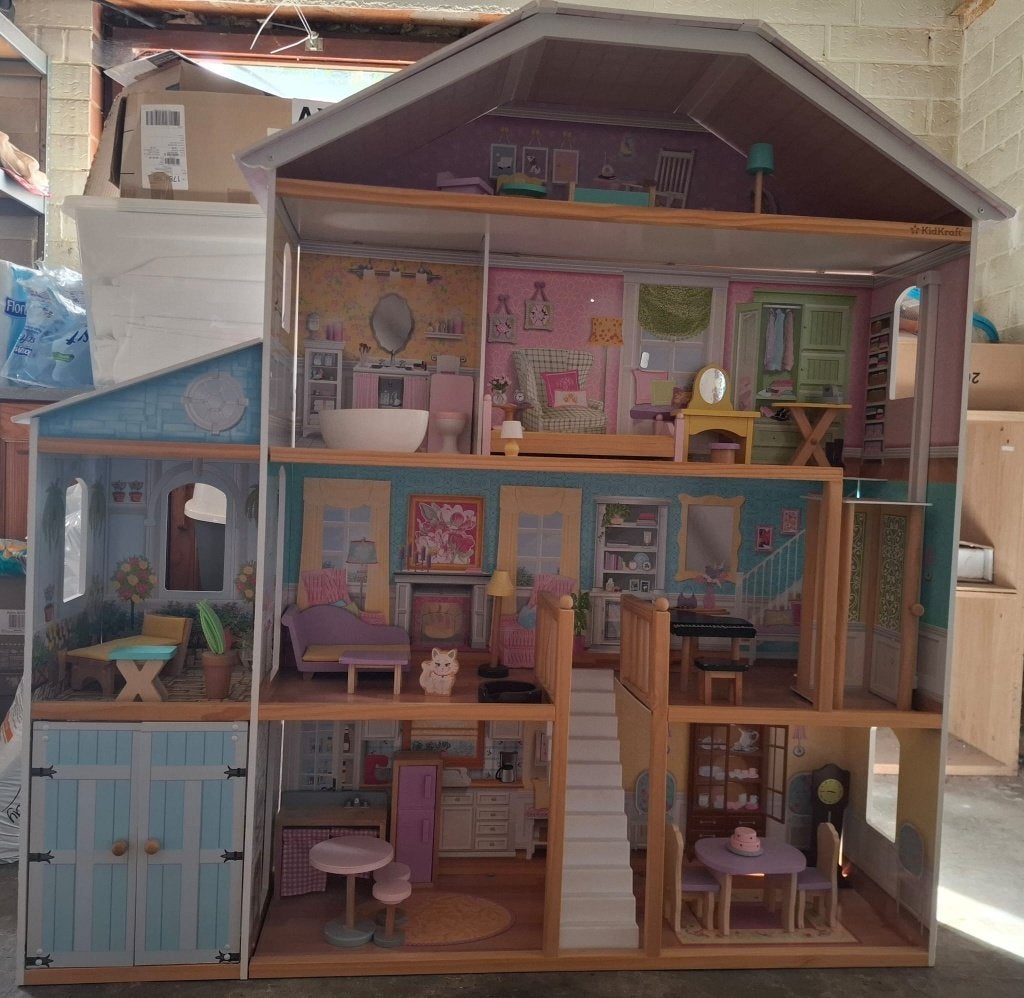Houten poppenhuis merk Kidkraft98x32x123, Enlèvement, Utilisé, Maison de poupées