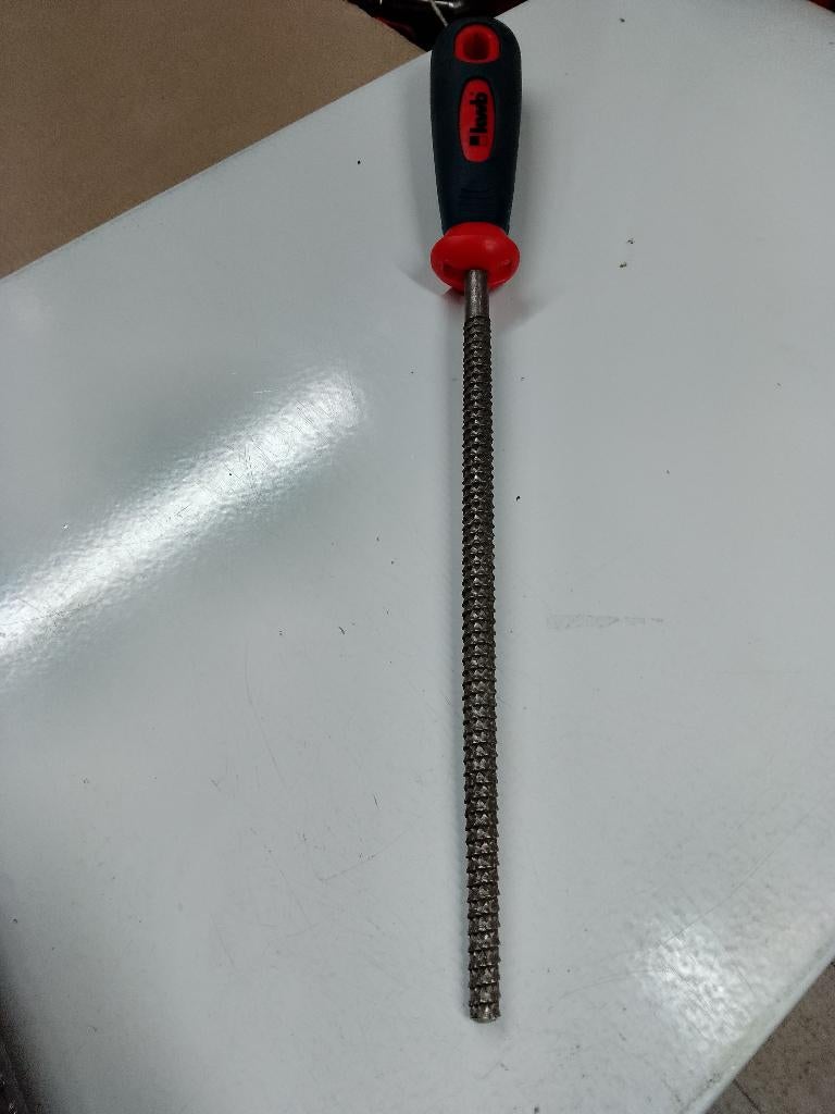 Ronde houtrasp met soft grip (ongebruikt), Doe-het-zelf en Bouw, Ophalen, Nieuw