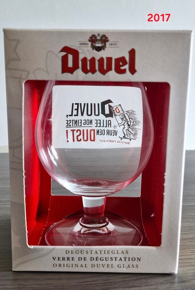 DUVEL GENTSE FEESTEN 2017, Collections, Marques de bière, Comme neuf, Verre ou Verres, Duvel, Enlèvement