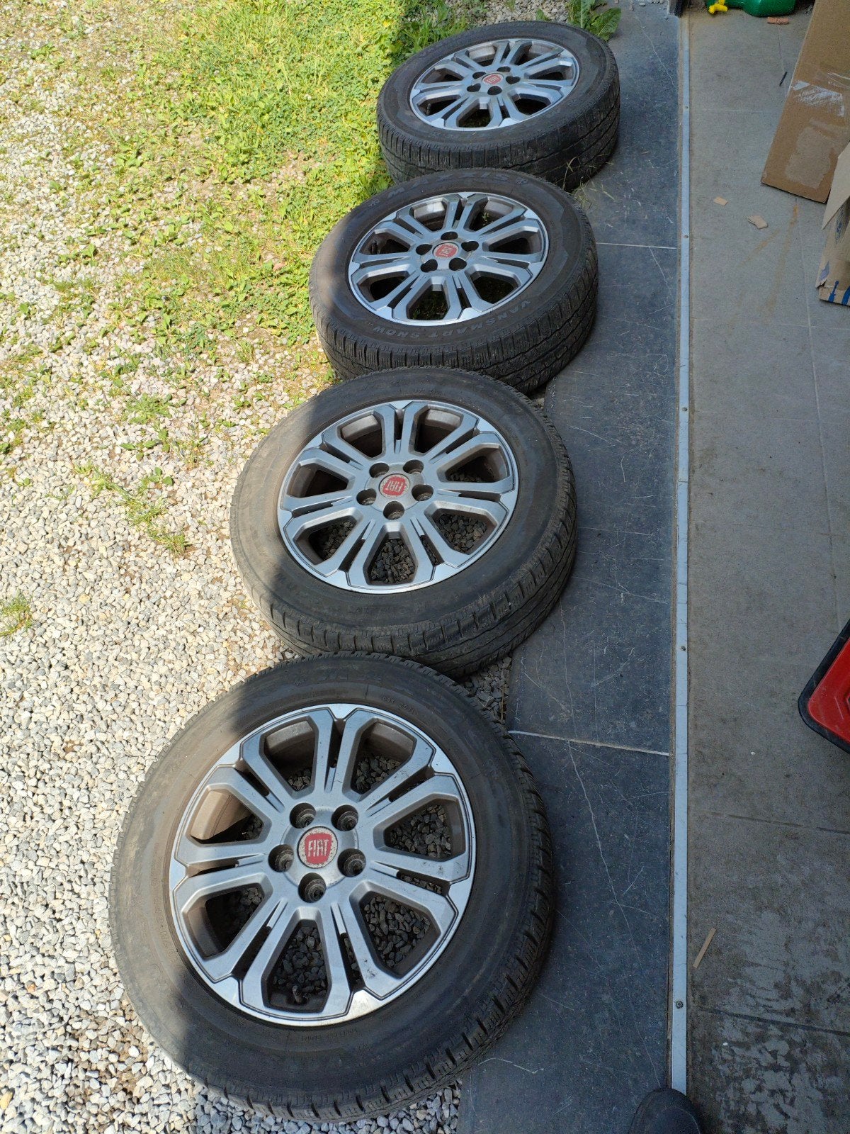 Kit pneu et jante pour fiat talento et Renault trafic 3, Enlèvement