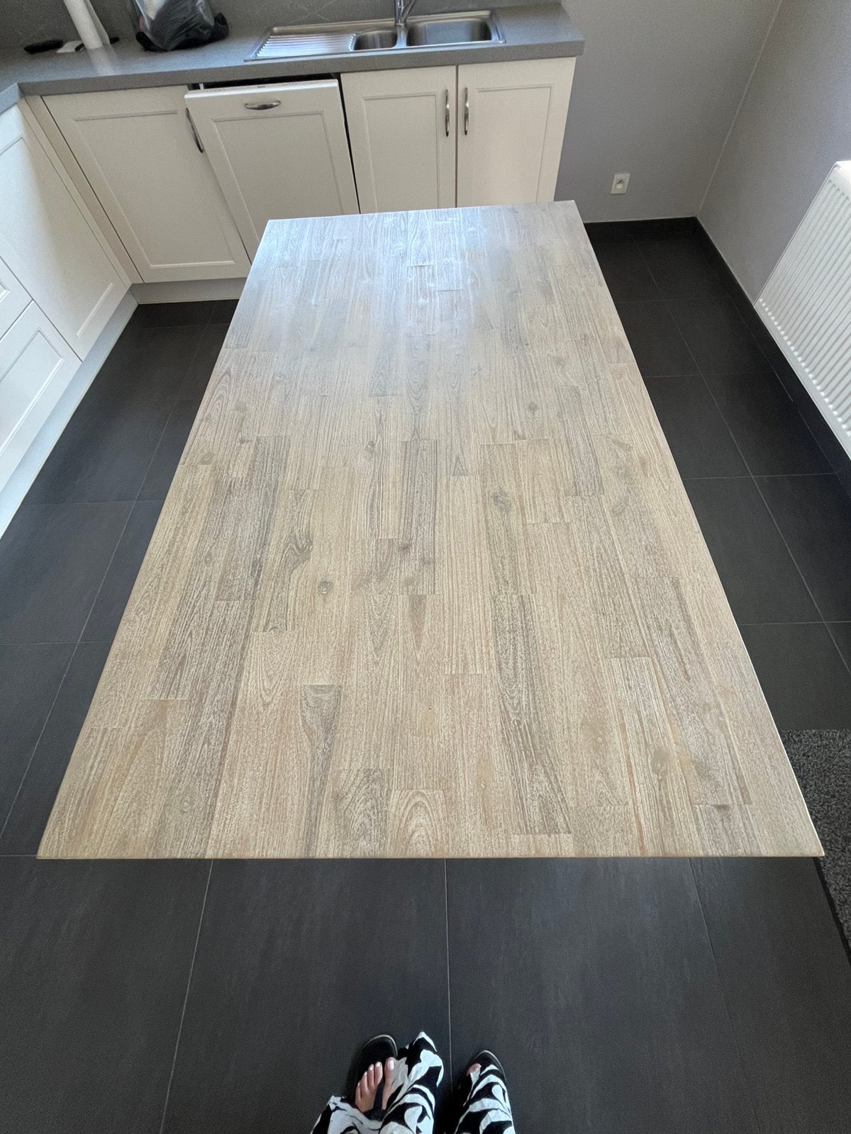 Houten tafel, Huis en Inrichting, Ophalen, Gebruikt