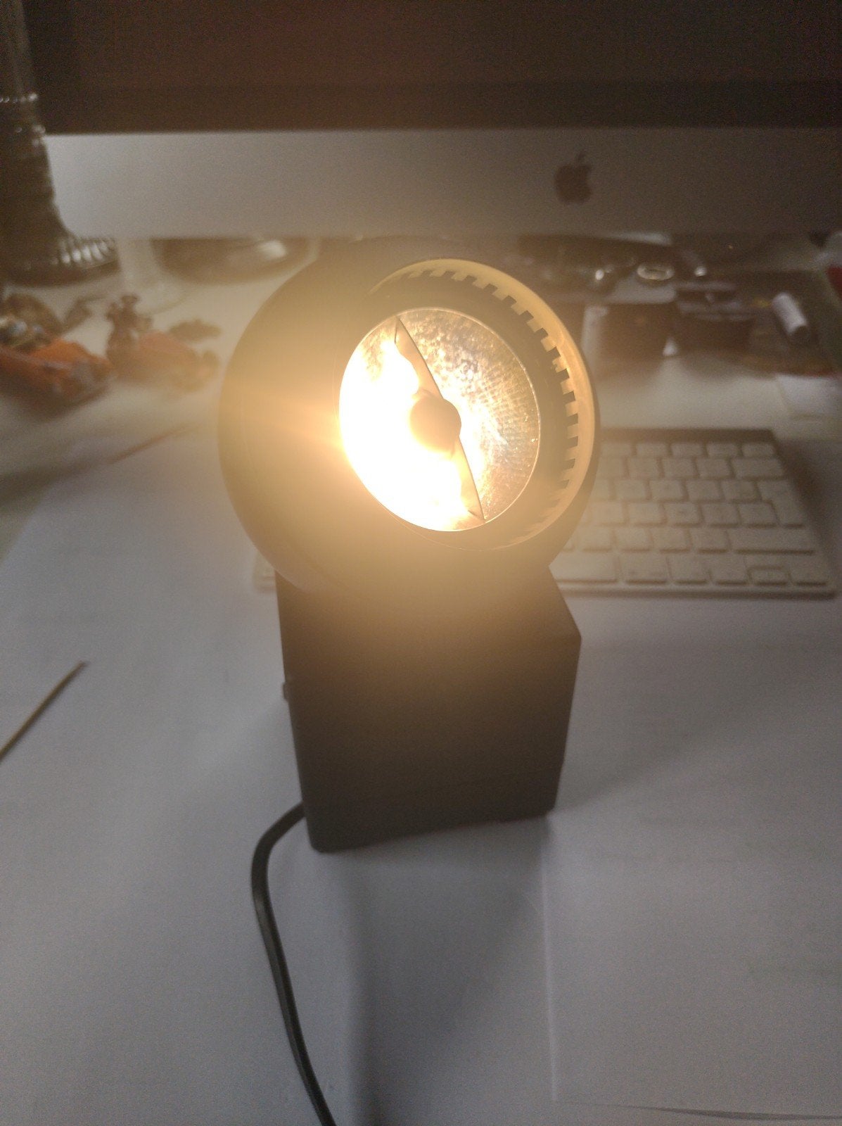 Projecteur rétro Osram 43601, Vintage, 20 cm, Avec interrupteur, Comme neuf