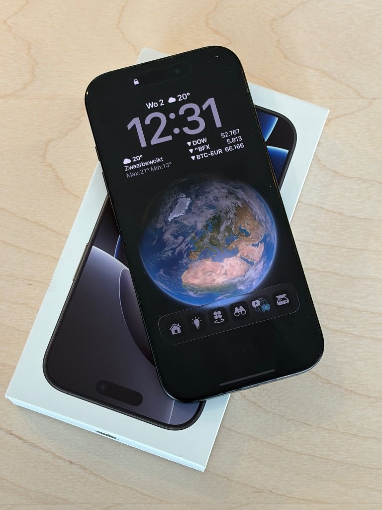 iPhone 16Pro - 128GB - Zwart, Télécoms, Téléphonie mobile | Apple iPhone, IPhone 16 Pro, 128 GB, Enlèvement ou Envoi, Comme neuf