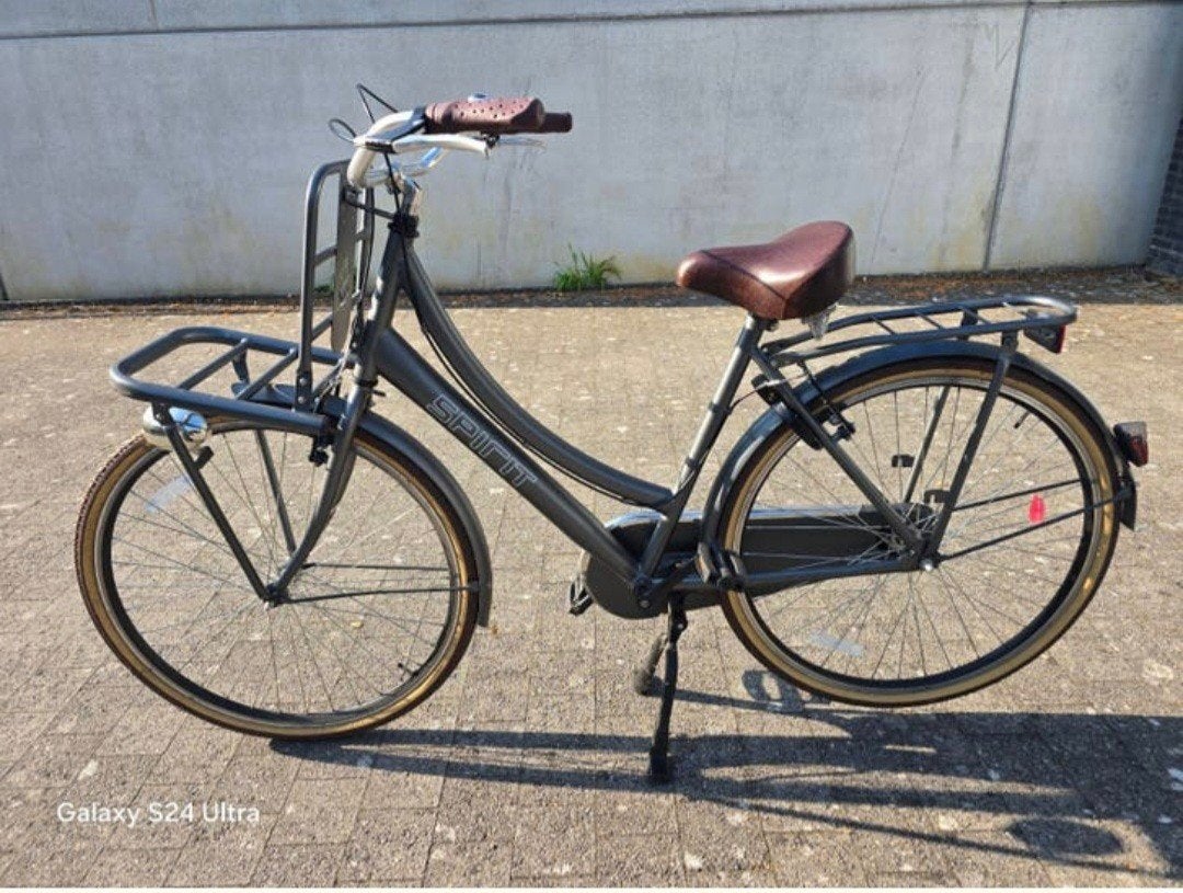 Nette Cargo/transport Damesfiets 28 inch Matgrijs, Ophalen, Terugtraprem, Versnellingen