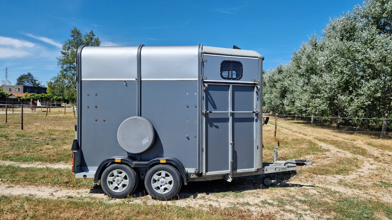 Ifor Williams HB505 Epona 2 paards met fietsenrek, Ophalen of Verzenden, Gebruikt, Aluminium, 2-paards trailer