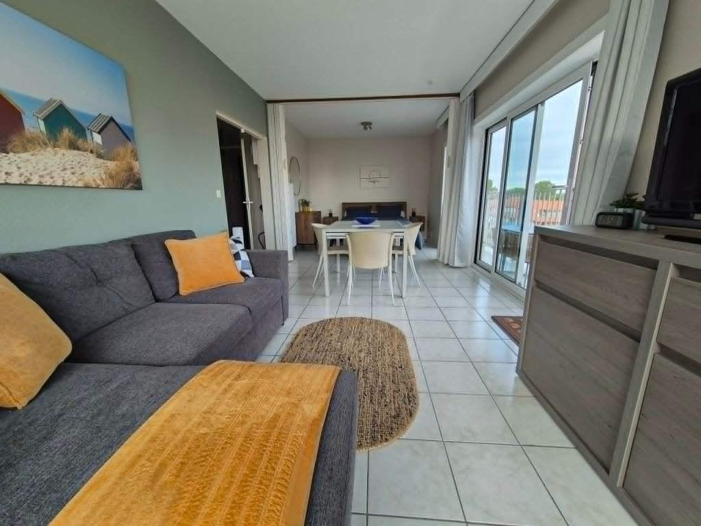 Te huur appartement Nieuwpoort Bad Santhooft, Immo, Appartementen en Studio's te huur, 35 tot 50 m², Provincie West-Vlaanderen