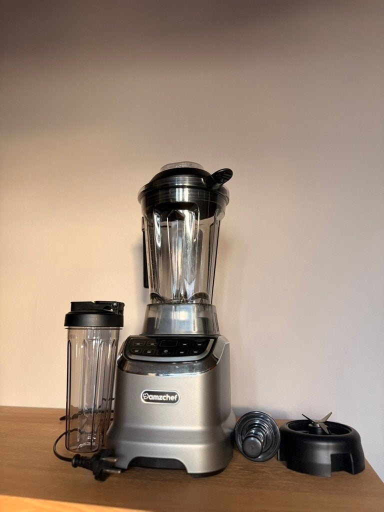 Amzchef Power Blender 1800W 1.85L, Elektronische apparatuur, Blenders, Ophalen, Zo goed als nieuw, Powerblender