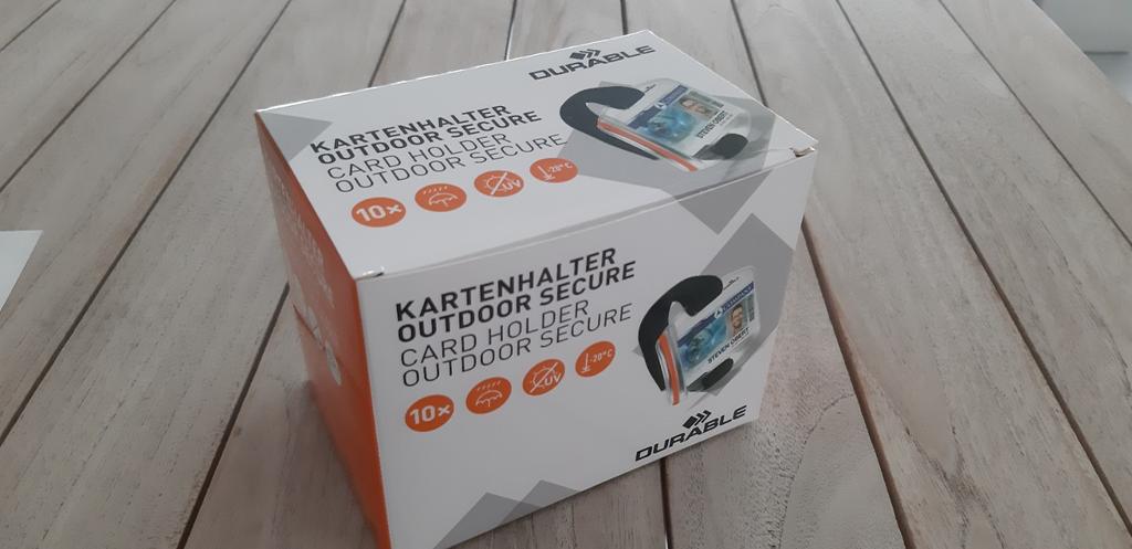Durable waterbestendige kaartenhouders, Enlèvement