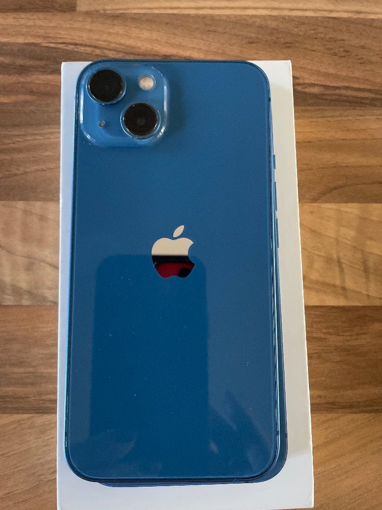 iPhone 13 128GB, Ophalen, Blauw, Inclusief screenprotector, Apple