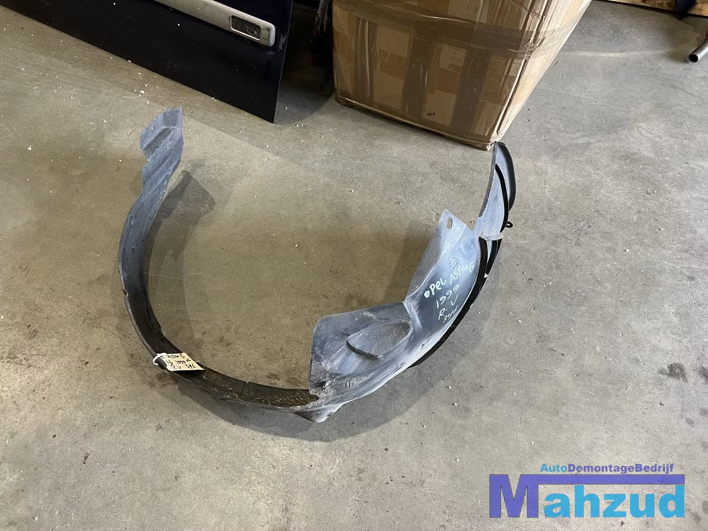 OPEL ASTRA G rechts voor modderkuip binnenscherm 1998-2005, Opel Automobile GmbH, Avant, Opel, Bahnhofsplatz 1
65423  Russelsheim am Main, DE