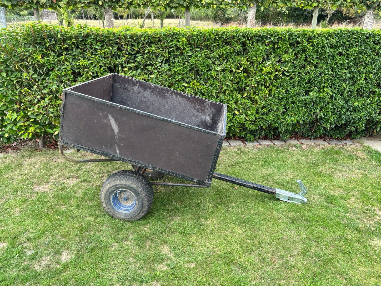 Aanhangwagen , karretje voor zitmaaier, Tuin en Terras, Ophalen, Gebruikt
