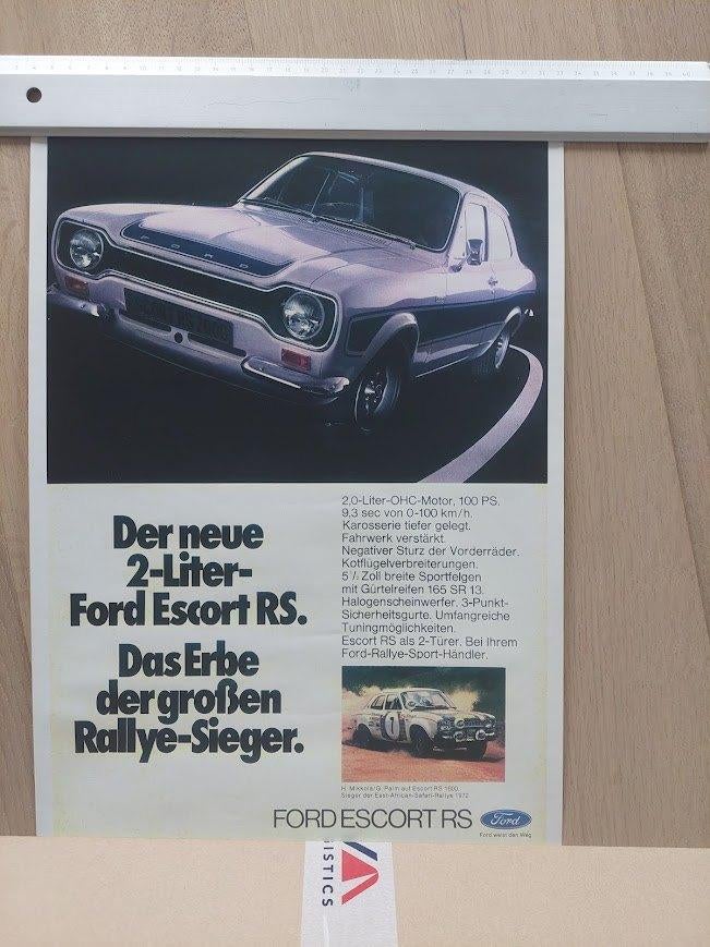 Posters Ford, Rechthoekig Liggend, Ophalen of Verzenden, Zo goed als nieuw, A1 t/m A3