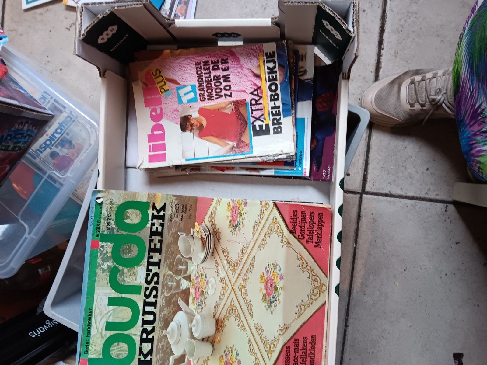 lot breiboeken allerlei, Boeken, Tijdschriften en Kranten, Ophalen