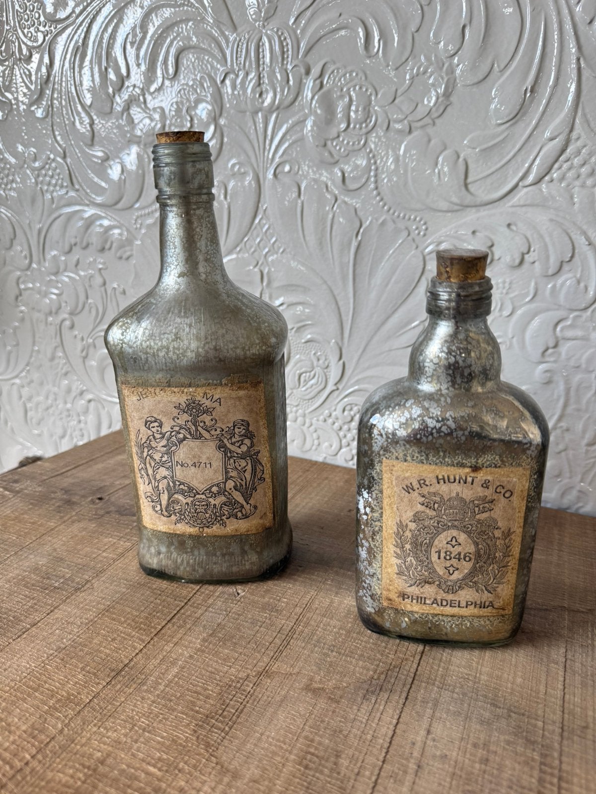 Decoratieve flessen, Ophalen, Zo goed als nieuw