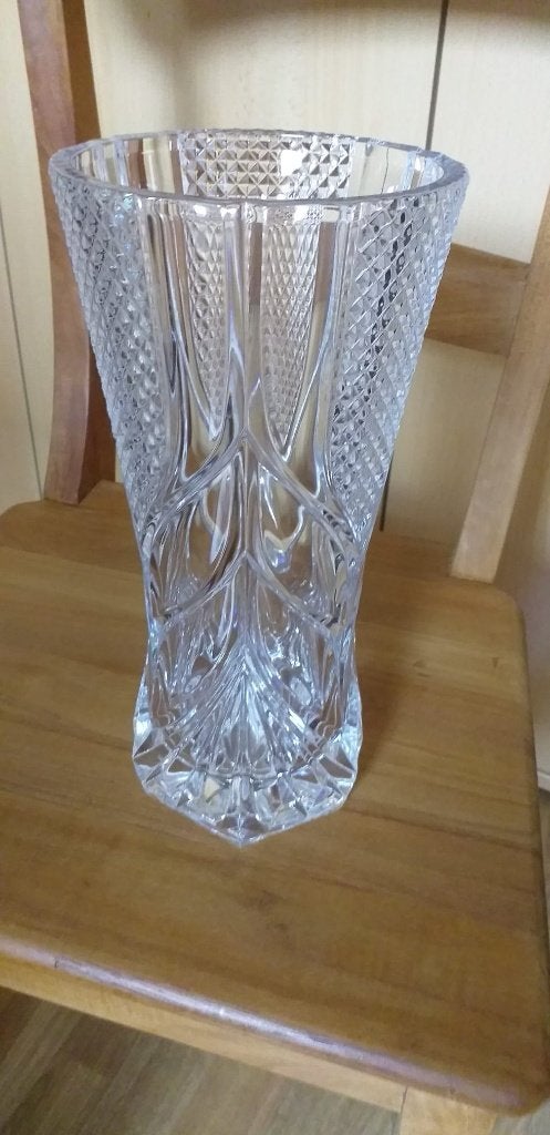 Vaas Cristal D'arques, Enlèvement, Comme neuf, Transparent, 29 cm
