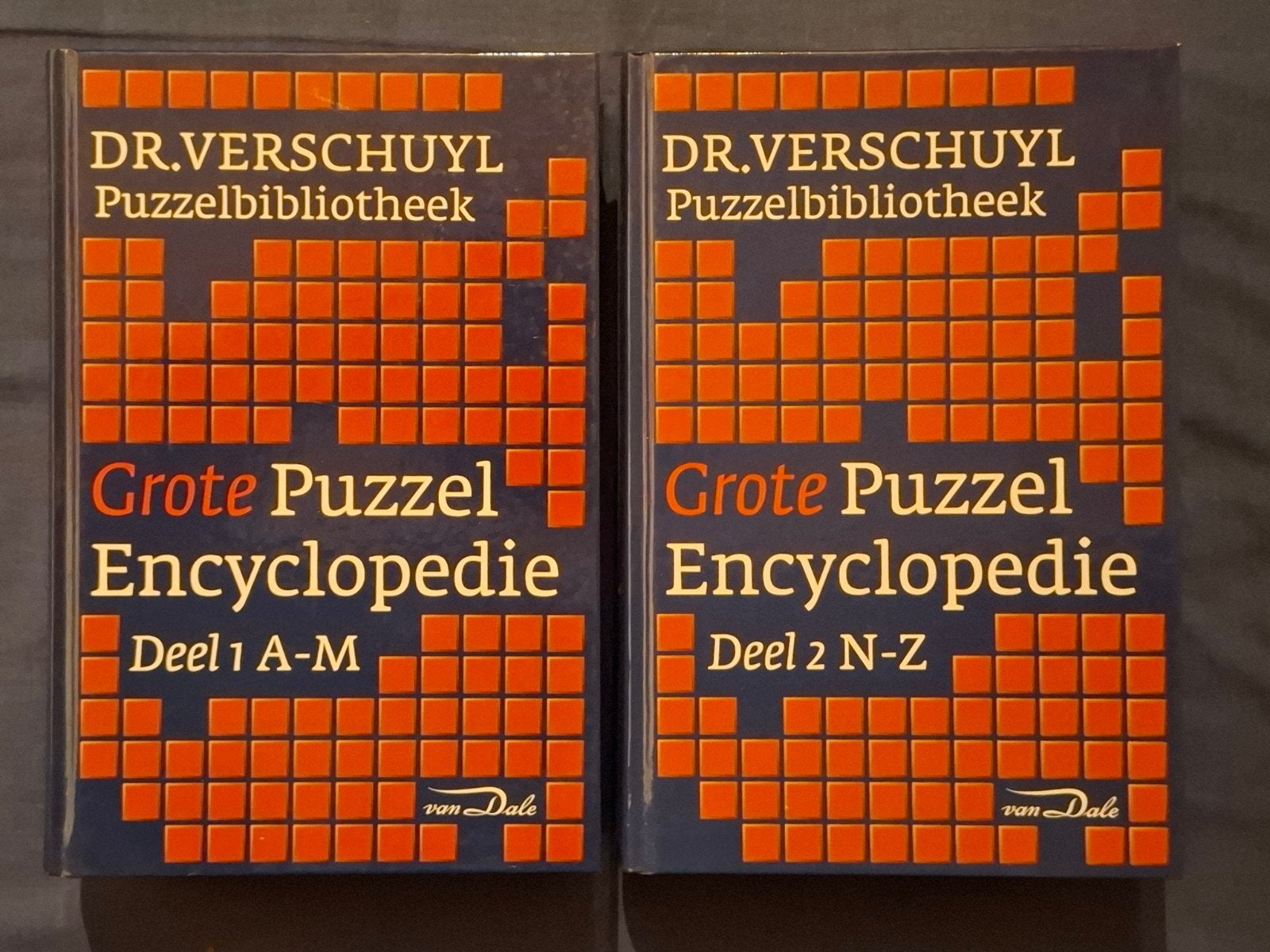 Dr. Verschuyl Grote puzzelencyclopedie deel 1 & 2, Livres, Enlèvement ou Envoi, Comme neuf