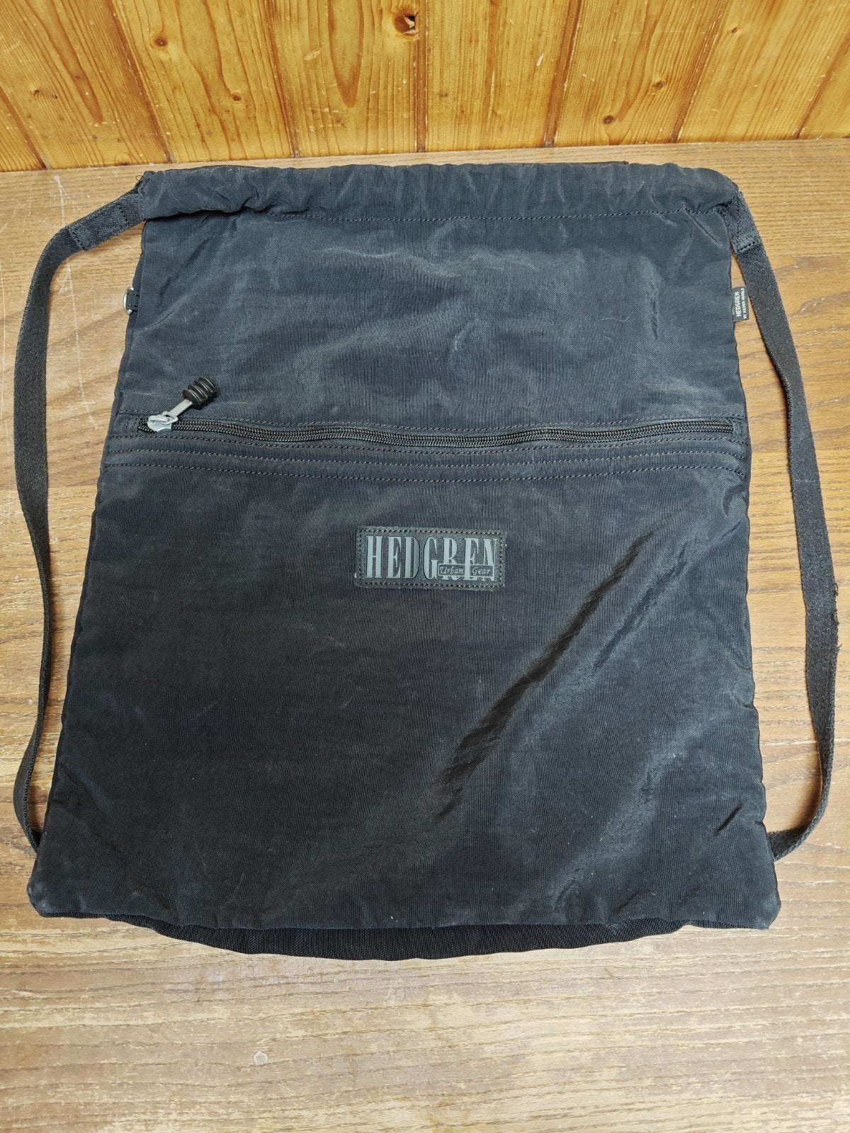 Vintage HEDGREN rugzak met trekkoord, Ophalen, Zo goed als nieuw, Overige merken