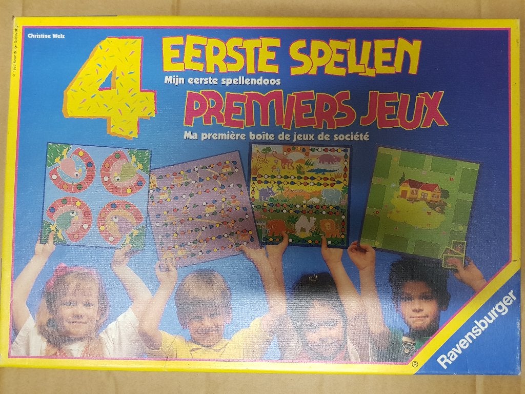 Gezelschapsspel "4 eerste spellen", Ophalen of Verzenden, Zo goed als nieuw, Ravensburger