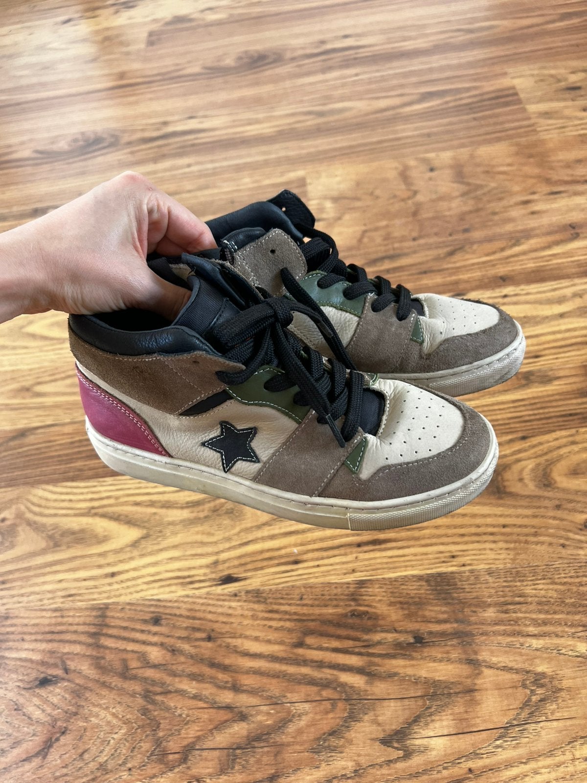 Sneakers voor jongen, maat 35, leer+, Ophalen of Verzenden, Zo goed als nieuw, Jongen of Meisje, Sportschoenen