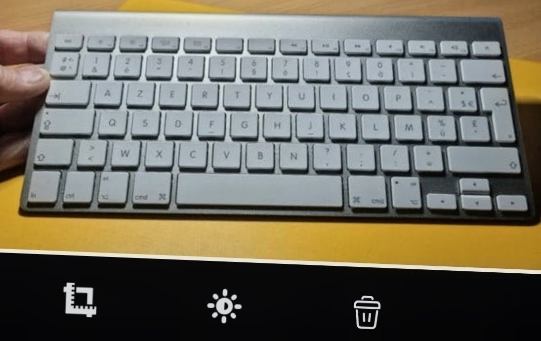 Apple AZERTY toetsenbord, Computers en Software, Azerty, Numeriek gedeelte
