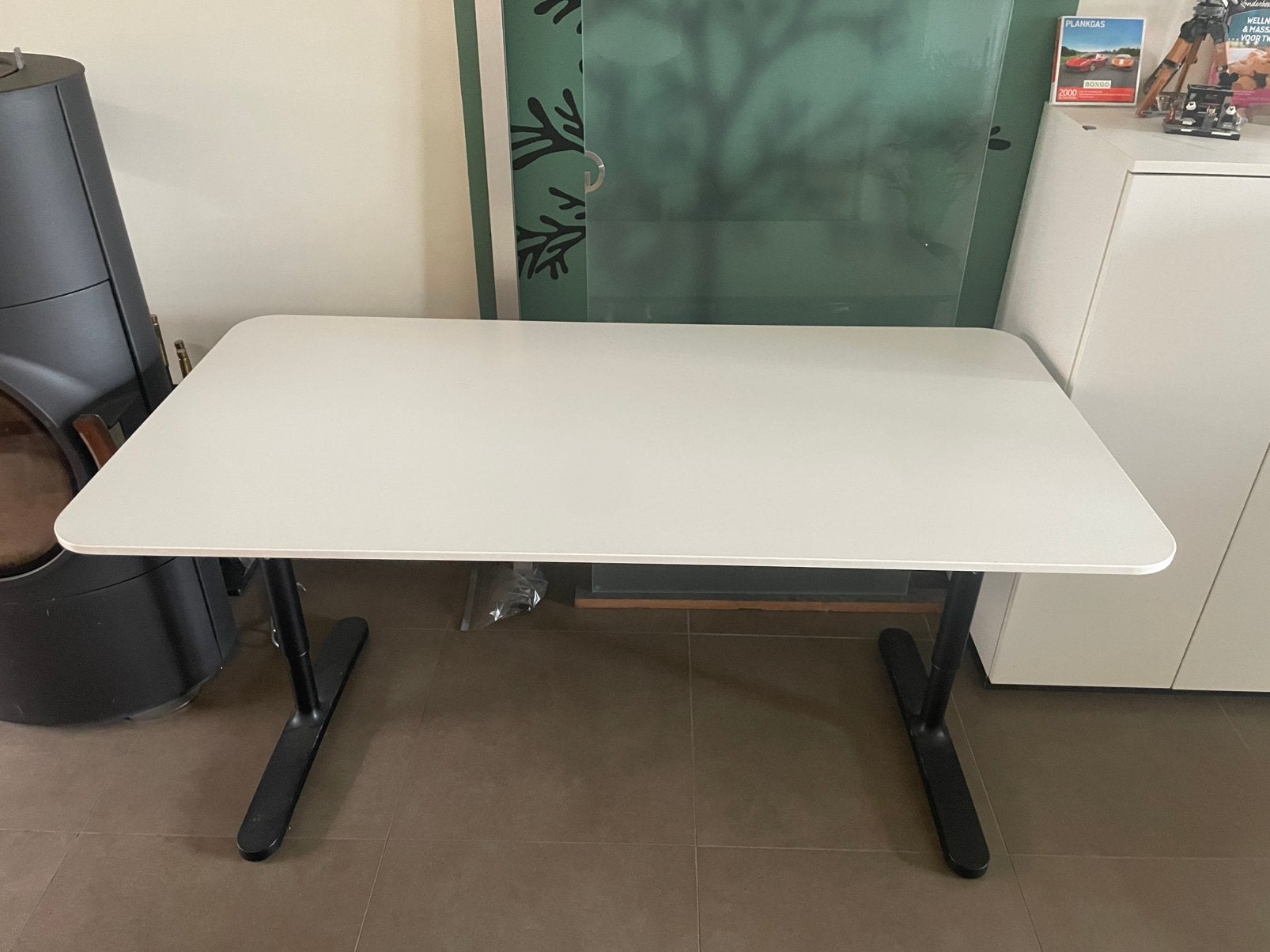 Bureau ikea ajustable - modèle Bekant, Maison & Meubles, 160 cm, Enlèvement, Utilisé, IKEA