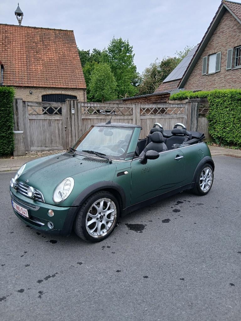 Leuke Cabrio Mini in goede staat, blanco gekeurd, Auto's, Mini, Voorwielaandrijving, 4 zetels, 4 cilinders, Cabriolet