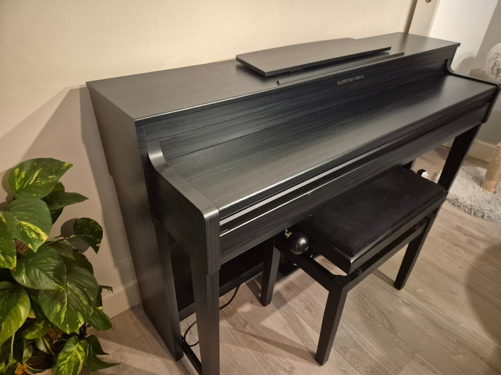 Classic Cantabile Digitale Piano (Zwart) - Inclusief Kruk, Musique & Instruments, Pianos, Digital, Enlèvement, Utilisé, Piano