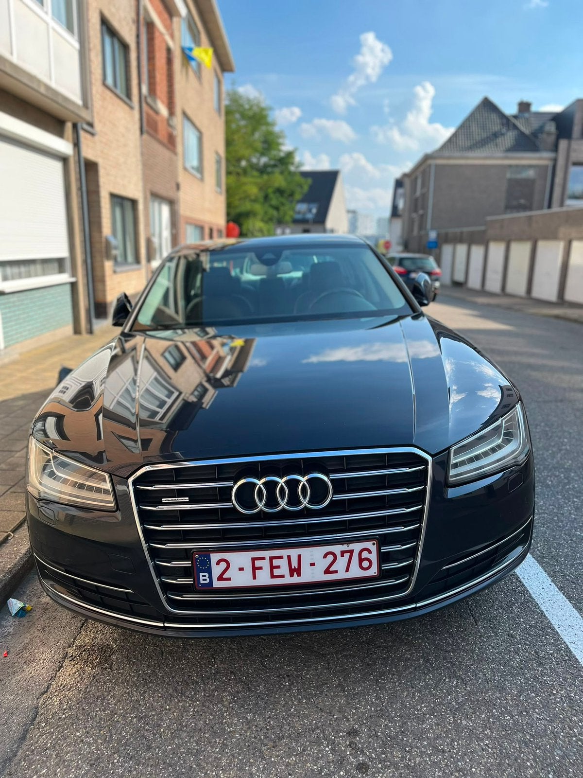 Audi A8 3.0 TDI Quattro Euro6, Auto's, Automaat, Euro 6, Leder, Bruin
