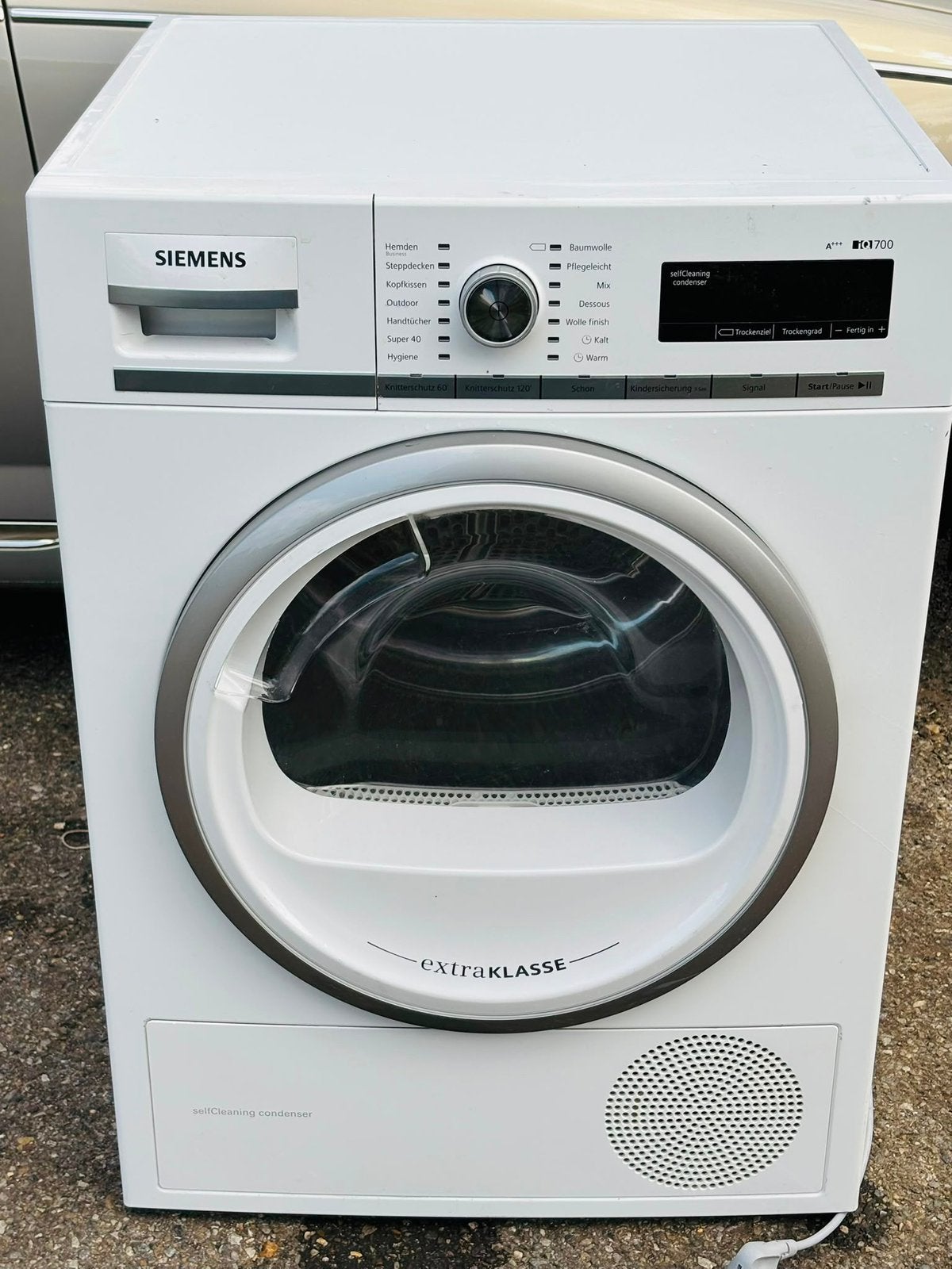 SIEMENS IQ700 DROOGKAST 9kg A+++ CONDENS, Elektronische apparatuur, Droogkasten, Ophalen, 8 tot 10 kg, Zo goed als nieuw, Condens