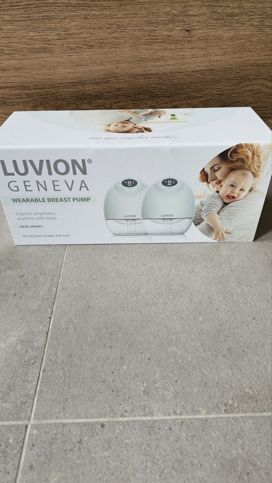 dubbele luvion geneva borstkolf ,weinig gebruikt., Enlèvement ou Envoi, Comme neuf, Tire-lait, Luvion