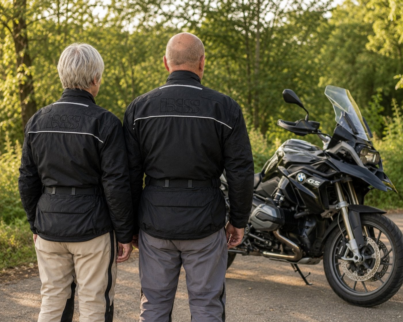 Touringvesten/motorvesten IXS, Ophalen